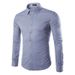 Men's Clothing Men's Long Sleeved Shirts Men's Foreign Trade New Solid Color Business Shirts Men's_viptrois.com