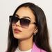 2025 Radfahren Mode Frauen Sonnenbrille Quadratischen Stil Sonnenbrille Zubehör Gradienten Objektiv Anti-UV400 Luxus Marke Brillen Weibliche_viptrois.com