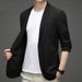 Modern Business Casual Blazer – Slim-Fit Acetate-Blend Jacket For Men (M-4XL, Notch Lapel, Unlined Versatile Layering)_viptrois.com