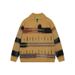 2026 New Environmentally Friendly Fabric Street Retro Color Color Matching Lapel Sweater Men's And Women's Autumn And Winter Trend Personality Loose L_viptrois.com