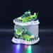 New Spring And Autumn Children's Sports Shoes Handsome Tyrannosaurus Rex LED Luminous Children's Shoes 1 6 Years Old Boys Sports_viptrois.com