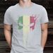 Italy Skull Flag Ride On Motorbike Ride Forever Biker Mens T-Shirt Mens Womens Tees Top #B_viptrois.com