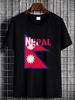 Nepal Flag Tshirt T-shirt Tee Top City Map Shahs Himalayas Sun And The Moon Unisex Summer Stylish Versatile Stretched Slightly Comfortable Homme_viptrois.com