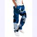 Men's Camouflage Cargo Pants - Outdoor Military Tactical Jogger Pants With Drawstring Waist & Multiple Pockets, Loose Fit Casual Work Pants_viptrois.com