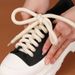 Round Braided Exaggerated Shape Bread Shoes 10mm Thick Shoelaces Butter Bread Shoelaces 1cm Width Bread Shoes_viptrois.com