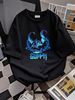 Sum 41 Blue Demon Punk Rock 2 Sided Tour Dates T Shirt Tultex Mens Sz L EUC Unisex Stretched Soft Breathable Summer Comfortable Casual Stylish_viptrois.com