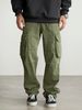 Men's Clothing Overalls Trendy High Street Straight Casual Pants_viptrois.com