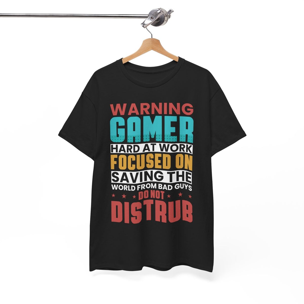 Warning Gamer T-Shirt Mens Womens Tees Top | Fun Gaming Tee | Ultimate Player Shirt_viptrois.com