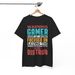 Warning Gamer T-Shirt Mens Womens Tees Top | Fun Gaming Tee | Ultimate Player Shirt_viptrois.com