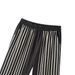 Men's Clothing Men's Loose Long Sleeved Cardigan Wide Leg Casual Pants Lazy Style Positioning Striped Suit_viptrois.com