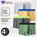 Pulse High-End 7A Antibacterial Boxer Briefs Men's Premium Four-Corner Large Size Thin Sports Underwear For Men_viptrois.com