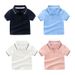 Mother & Kids Children's Clothing Korean Summer New Multi Color Casual Shirts Short Sleeved Boys T Shirts Polo Shirts_viptrois.com