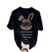 Trendy Brand Summer High-end Personalized Short Sleeved T-shirt For Men's Ruffled And Handsome Trend Printed Round Neck_viptrois.com