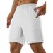 Men's Clothing Summer Shorts Men's Outer Wear Loose New Solid Color Small Square Sports Casual Straight Pants_viptrois.com