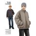 MADEEXTREME Minimalist Style Warm Fleece Lined Zipper High Collar Autumn Winter Short Wide Jacket For Men_viptrois.com