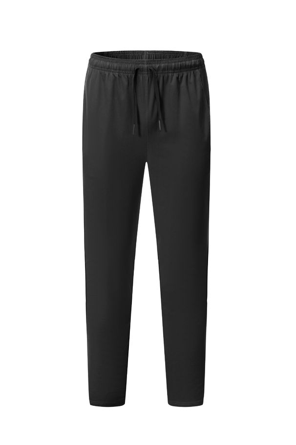 Men's Clothing Quick Drying Mountaineering Cloth Casual Trousers Men's Elastic Breathable Perspiration Outdoor Nylon Running Sports Pants_viptrois.com