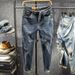 Summer Thin High-End Quality Nine-Point Jeans For Men, Fashion Trend Versatile Stretch Slim Fit Spring And Autumn Long_viptrois.com