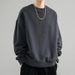 Autumn And Winter Sweater Men's Loose Round Neck Pullover Long Sleeve Bottoming Shirt Men's Versatile Trend Top_viptrois.com