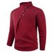 Men's Fashionable Stand Collar Knitted Sweater - Warm Casual Pullover For Teens & Young Adults (Multiple Colors & Sizes)_viptrois.com