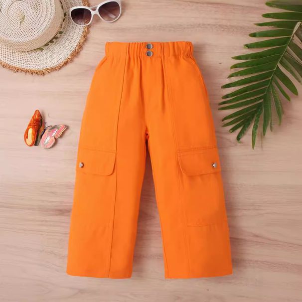 Mother & Kids Children's Pants New Cotton Jeans Pure Cotton Woven Pants Casual Daily Outing Pants_viptrois.com
