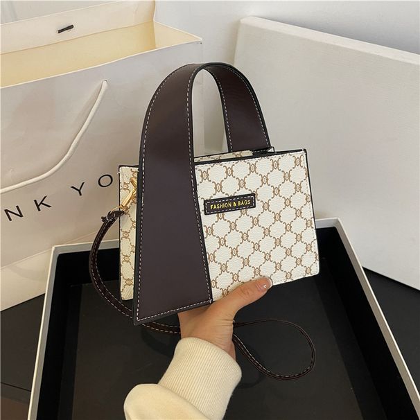 Western Style Women's 2024 Summer New Simple And Casual Fashion Crossbody Shoulder Small Square Bag_viptrois.com