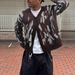 Men's Clothing Street Hip Hop Style Sweater For Men Autumn/Winter Streetwear Colorblock Knit Cardigan - Oversized Hip-Hop Open Front Sweater_viptrois.com