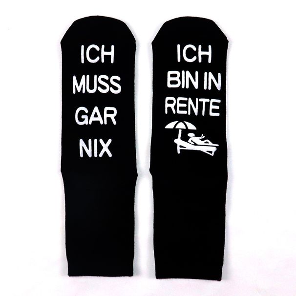 Cotton creative mid-tube socks rest series casual floor socks_viptrois.com