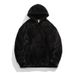 Unisex Oversized Hooded Fleece Sweatshirt - Winter Cozy Pullover With Kangaroo Pocket, Soft Polar Fleece, Retro Loungewear For Men & Women (Black,_viptrois.com