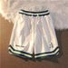 Men's Clothing High Street Fashion Casual Sports Shorts Men's Summer Wear Design Niche Basketball Shorts All Match Straight Shorts_viptrois.com