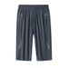 Men's Clothing Summer Men's Ice Silk Shorts Ice Sense Cropped Pants Quick Drying High Elastic Casual Shorts Men_viptrois.com