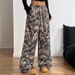Men's Clothing Trendy Camo Print Jogger Pants For Teens - Stretchy Waistband, Wide Leg, Streetwear Style - Multiple Colors & Sizes_viptrois.com