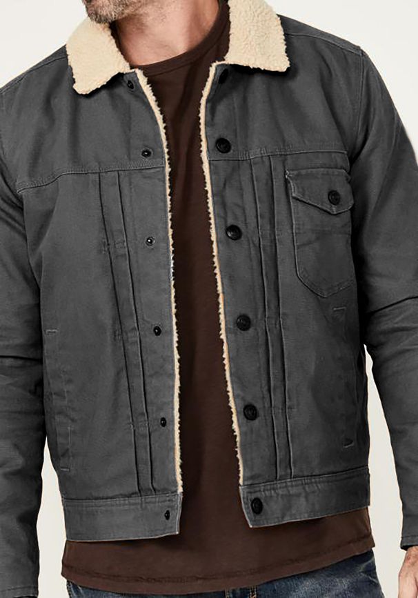 2025 Autumn/Winter European Size New Men's Coat With Velvet Coat, Wool Collar, Single Breasted Button_viptrois.com