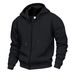 Men’s Fleece-Lined Zip-Up Hoodie – Winter-Ready Warmth & Comfort (Navy/Black/Light Gray/Khaki) – Relaxed Fit, Soft Inner Velvet (S-XXXL)_viptrois.com