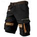 Men's Clothing Men's Outdoor Cropped Pants Summer Breathable Workwear Shorts Without Belt_viptrois.com