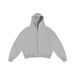 Men's Clothing Autumn And Winter New Street Personality Trend Leisure Solid Color Zipper Sweater Hoodie Men And Women_viptrois.com