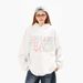 Colorful Letter Beaded Design Hoodie Vibe Trendy Brand Men's Niche Loose Fit Sports Casual Pullover_viptrois.com