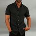 2024 New Men's Cotton And Casual Loose Short Sleeved Shirt_viptrois.com