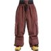 Unisex Waterproof Snow Pants With Multiple Pockets - Windproof & Breathable Corduroy Ski Trousers For Men & Women_viptrois.com