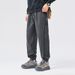 Men's Clothing Casual Sports Jogger Pants Spring Solid Color Khaki Versatile Cargo Pants Stylish Men's Bottoms_viptrois.com