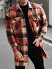 Men's Clothing European And American New Men's Jacket Shirt Casual Sports Long Button Double Pocket Windbreaker_viptrois.com