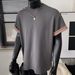 Two Tone Modal Air Layer Short T-shirt For Men In Summer 2025, New Casual Sports Base Shirt, Half Sleeved Top_viptrois.com