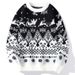 Pure 2024 Autumn Winter Christmas Sweater Men Couple Student Ins Trend Brand Japanese American Retro Thickened Knitwear_viptrois.com