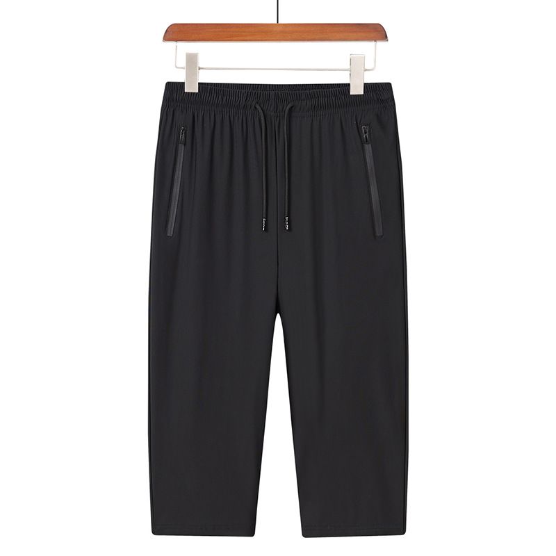 Men's Clothing Men's Cropped Pants Summer Style Loose Flat Foot Quick Drying Cropped Sports Pants Half Pants Casual_viptrois.com