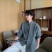 Men's Clothing Autumn And Winter New Cardigan Sweater Retro Casual Lazy V Neck Sweater Jacket Men's Clothing_viptrois.com