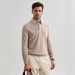 Men’s Polo Neck Wool-Blend Sweater – Classic Old Money Style, Breathable & Stretchable (M-4XL, Business Casual, Ribbed Hem)_viptrois.com
