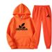 Winter Thickened Hooded Sweatshirt For Men Korean Style Jogger Sports Youth Casual Men's Two-Piece Set_viptrois.com