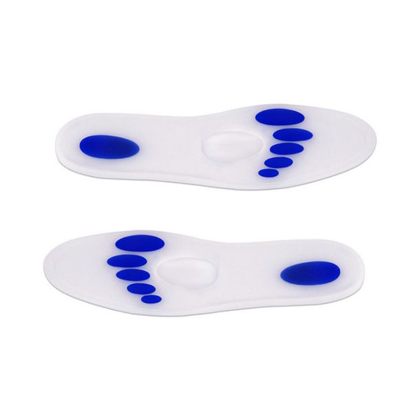 Silicone insoles, toe bone massage, relieve foot pressure, shock absorbing and anti pressure insoles for men and women_viptrois.com