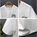Trendy Brand American Printed Short T-shirt Made Of Pure Cotton, Trendy Sleeved, Summer New Style, Loose Half Sleeved_viptrois.com