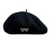Beret With Bowknot For Women Sweet Versatile Elegant Fashionable Artist Hat Trendy Early Autumn Outfit Solid Color_viptrois.com