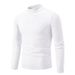 Pure European And American Cross-Border Trade Autumn Winter Men's Half Turtleneck Korean Version Slim Fit Solid Color_viptrois.com
